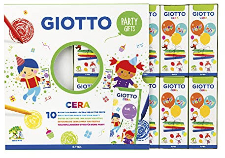 GIOTTO PARTY GIFTS CERA - 10 astucci da 4 pz