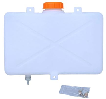 Masyrt Depósito de combustible de plástico de 7 litros para aceite, gasolina, depósito de agua para barco, coche, camión, calefacción estacionaria, accesorios esenciales de calefacción incluidos