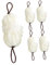 SOESFOUFU 5pcs Bath Loofah Exfoliating Skin Cleaning Sponges for Adults Soft and Safe for All Skin Types for Household Use Easy Foaming and Rinsing