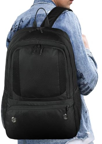 Mochila de fútbol, mochila de baloncesto, ergonómica, impermeable, transpirable, antiolor, con compartimento para zapatos, para deportes, entrenamiento, gimnasio, entrenamientos