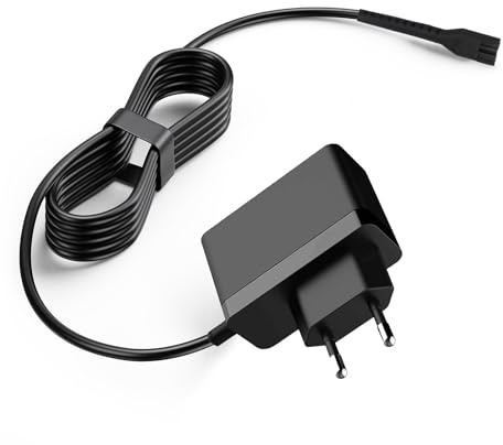 4V 2A Netzteil Ladekabel Kompatibel mit Wahl Haarschneider Cordless Magic Clip,Cordless Senior,Finale Shaver,5 Star 8164,8591,8148,8504 kabellose haarschneidemaschine Ersatzadapter Adapter Ladegerät
