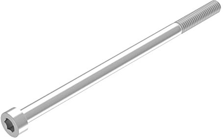 SECCARO vite a testa cilindrica M6 x 110 mm, acciaio inox V2A VA A2, DIN 912/ISO 4762, cava esagonale, filo parziale, 20 pezzi