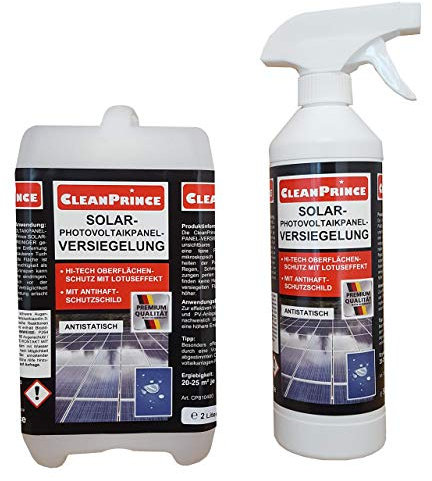 Solar- und Photovoltaikpanel Versiegelung 2,5 Liter Solaranlagen Voltaikanlagen Imprägnierung Schutz