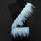 FLECO DE PLUMAS DE GALLO TINTADAS, ANCHO16cm (CELESTE, 1)