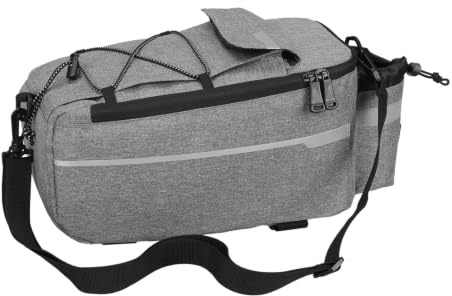 Aferzov Sac Isotherme pour vélo,Sac Porte-vélos - Sac à Main arrière pour Sacoche Coffre Neuf (Noir) avec Double Fermeture éclair et Plusieurs Poches