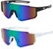 MUSELK Gafas de Sol Deportivas para Hombre y Mujer, Gafas de Sol polarizadas Gafas de Sol con UV400 para Actividades al Aire libre Carreras Ciclismo Esquí