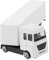 IMIKEYA Camion De Conteneur Alliage Jouet De Modèle De Camion Réaliste avec Glissière pour Jeu Éducatif Et Interaction Parent