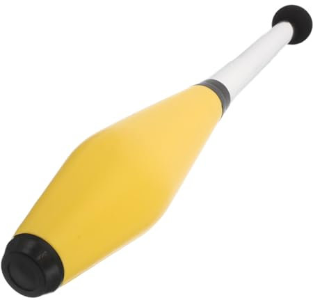 Milisten Jonglierstab Jonglieren Jonglierkeulen Jonglierstifte Jonglierkit Jonglier-geschicklichkeitsspielspielzeug Jonglierstöcke Jonglierspielzeug Plastik Yellow