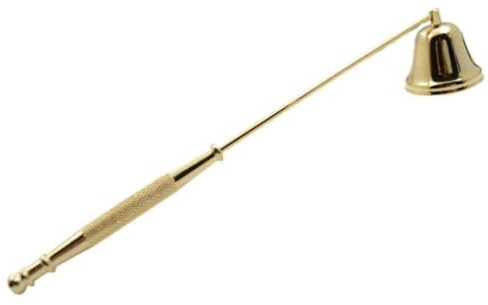 Gold Metal Candle Snuffer Wick Snuffer with Long Handle Candlesnuffers Smokeless Kit Candle Safely Extinguish Candles and Holders Candle Sleeves Accessories