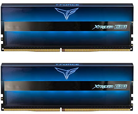 TEAMGROUP Team T-Force Xtreem ARGB - DDR4-16 GB: 2 x 8 GB - DIMM 288-PIN - ungepuffert, Blue