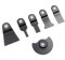 SäGebläTter, 6 pcs Einhell Multitool ZubehöR,SäGeblatt Multitool,Standard Oszillierende Multitools SäGebläTter Hartstahl Power Cutter Tools KreissäGebläTter FüR Heimwerker Ausschneiden