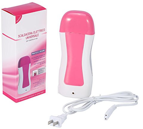 Wachsgerät, Warmwachsgerät Doppelpatronen, Patronen Wachs Depilation Rollen Erhitzen für Wachs Achselhöhlen & Bikini für Volle Körper Haarentfernung