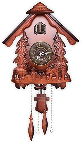 Kendal Cuckoo Clock Vintage Wall Clock Handcrafted Wood Cuckoo Clock MX317