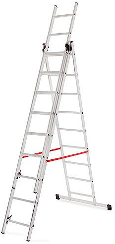 MYPRO Aluminium Triple Extension/Combination Ladder | 3X9 | DIY | EN131