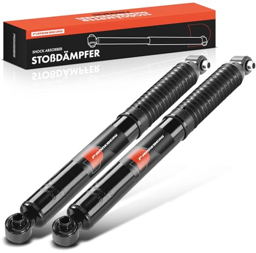 Frankberg 2x Ammortizzatori per sospensioni Ammortizzatori per telaio Posteriore sinistro destro 478mm Pressione del gas Compatibile con 208 I CA CC 207 WA WC C3 Picasso SH 207 Berlina 5206FE, G2108