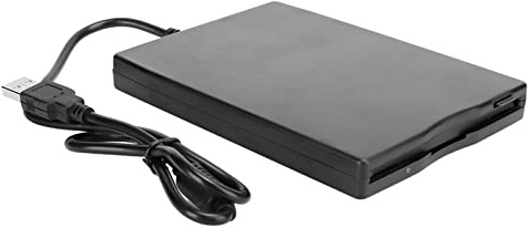 Vikye Lecteur de Disquette Portable Lecteur de Disque Externe USB 3,5 Pouces pour Ordinateurs Portables de Bureau, Ultra-Mince et Léger, Compatible USB 1.1/2.0/3.0,