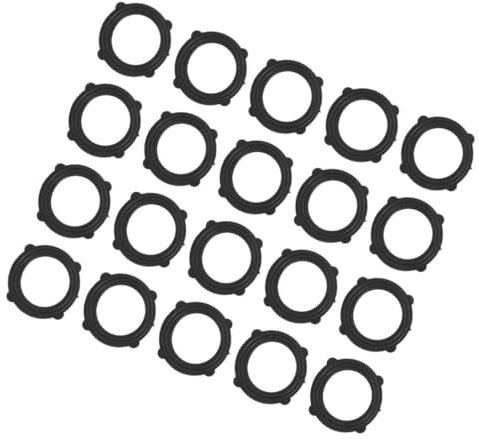 PAMINGONO 20pièces Rondelles Caoutchouc pour Tuyau De Jardin Accessoires Universels pour Connecteurs Et Joints Installation Facile Et Étanchéité Optimale pour Divers Scénarios