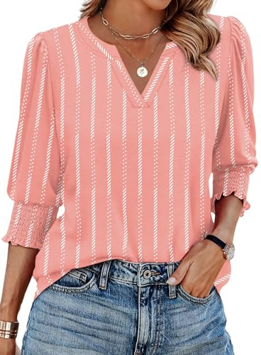 Business Casual Outfits for Women clothing Blouses Dressy Casual Pink L