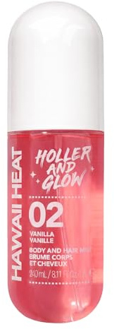Holler Hawaii Heat Vanilla Body And Hair Mist, 8.11 Fl Oz