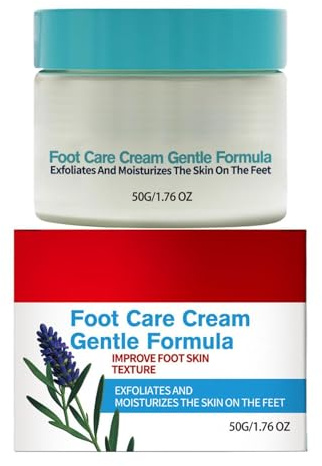 Crema Idratante Per I Piedi - Crema Per La Pelle Dei Piedi, 50 G Di Burro Ammorbidente Non Grasso Per Secchi, Barriera Idratante, Accessorio Per La Cura Della Pelle Con Effetto Levigan
