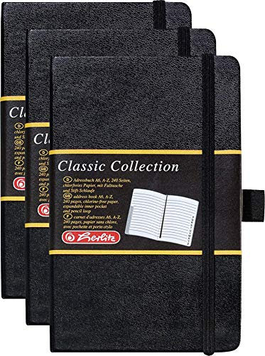 Herlitz 10791010 Adressbuch Classic Collection (A6, Adressbuch, 3)