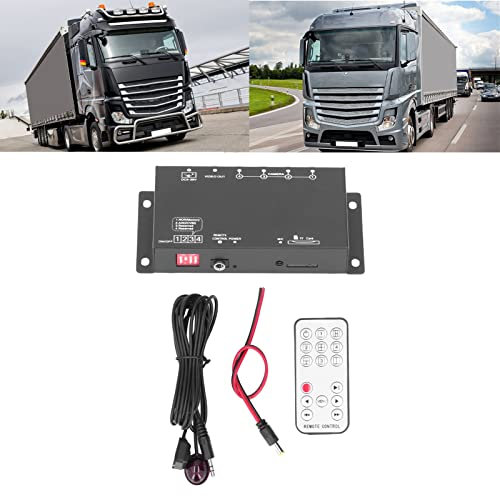 Videoregistratore Digitale per Veicoli, Kit Videoregistratore DVR per Auto, Videoregistratore Digitale Mobile 4 Canali Mini MDVR 1080P per Scuolabus Autocisterne Veicoli di Ingegneria