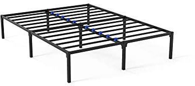 AONELAS UrbanLab QuickLock Metal Platform Queen Bed Frame | Quiet & Sturdy | No Box Spring Needed | 14 inch Mattress Foundation Metal Bed Frame Queen Size | 3500 LB Limit Queen Platform Bed Frame