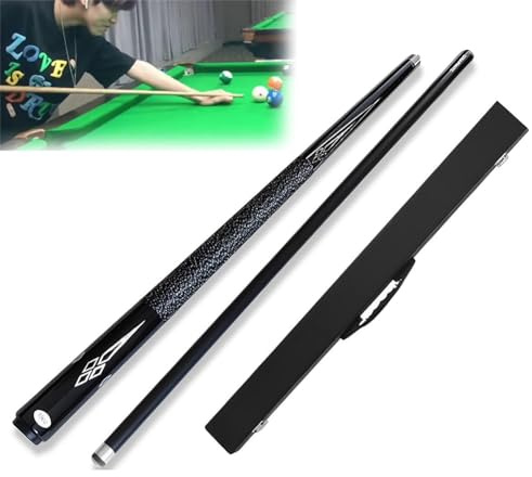 Stecca da biliardo da 58 pollici, stecca da biliardo in legno d'acero in fibra di carbonio snodata da 1/2, stecca da biliardo professionale fatta a mano con scatola, 10 mm/11,5 mm/13 mm a scelta