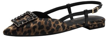 Tamaris décolleté slingback da donna con tacco a blocco marrone 40 EU