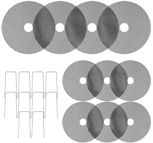 Mixnexorad Couvre-Sol pour Pots | 10 Pièces Coupe Protecteur Anti Fouissement pour Animaux - Protecteurs De Fleurs Sécurité - pour Chiens Chats Et Animaux Domestiques