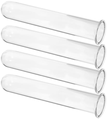 TOYANDONA Glass Test Tube Vase 4pcs Propagation Tubes