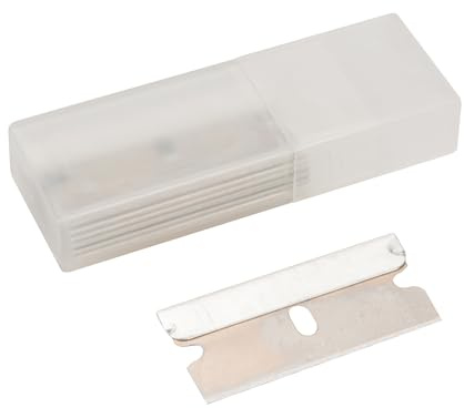 Silverline Tools 589248 Single-edge Lame de Rasoir, Argent, 38 mm