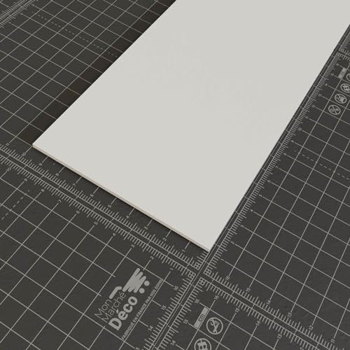 Profil Plat PVC 100 mm - Longueur 2.60 m - Lot de 5