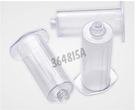BD Medical 364815 Vacutainer behållare för engångsbruk, 18 x 48 mm, genomskinlig, vit, 250 stycken