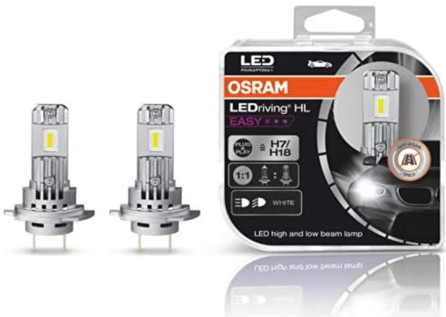 OSRAM A incandescenza Ledriving Hl Easy H7/H18 per Motocicletta