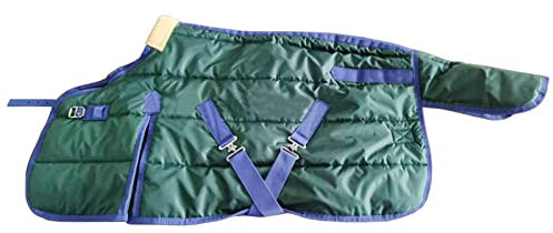 Flugtäcke för hästar Häst Vintertäcke Vattentätt Vinter Vattentätt Poly Hästtäcke Belly Wrap Lime (Storlek: 100cm(39in))