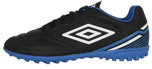 Umbro Men's Classico 13 TF Turf Soccer Shoes, Black/White/Royal, 11