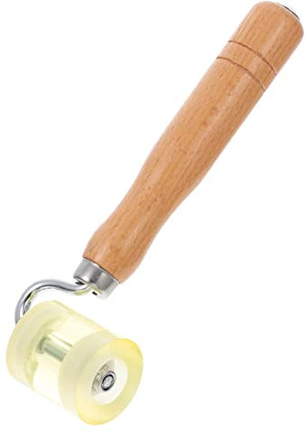 Install the Roller Maroufler En Caoutchouc Avec PoignéE Ergonomique Outil Pratique Pour Application De Peint Avec Design À Rainures Pour Bords À 90 DegréS - 18.5 X 4 X 3.5 Cm