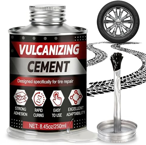 AllisWay 250ml Ripara Gomme Auto, Mastice per Riparazione Pneumatici, Riparazione Gomme Auto, Resistente, Robusto, per Riparare Forature negli Pneumatici delle, Adatto per Auto, Biciclette, Camion