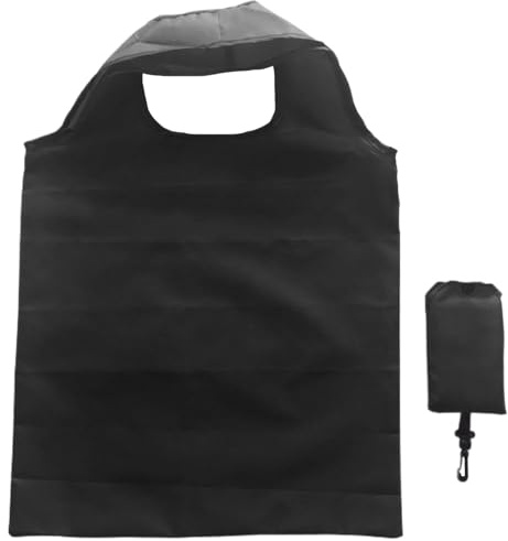 Hilai Vikbar shoppingväska, kreativa bärbara polyester shoppingväskor, återanvändbar väska, lätt bärkasse med handtag för
