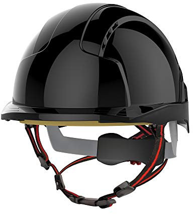 JSP EVOLite Skyworker Industrieschutzhelm für Arbeiten in der Höhe - Schwarz (AJS260-001-100)