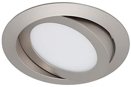Briloner Leuchten 7285-012 LED Einbauleuchte 8W 800lm IP23 rund schwenkbar Einbaustrahler LED Strahler