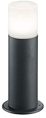 Trio Leuchten Außen Pfosten Hoosic 524060142, Aluminium Druckguss anthrazit, Kunststoff weiß, exkl. 1x E27