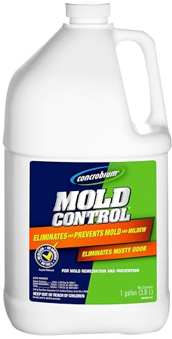 Concrobium Mold Control, 1 Gallon Refill, Eliminates and Prevents Mold, EPA Registered, Bleach Free, Odorless, VOC Free, For Indoor and Outdoor Surfaces