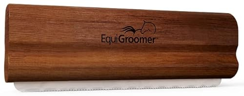 EasyGroomer - Cepillo para eliminar el pelo para perros y gatos | Caoba natural | Herramienta para la capa inferior de mascotas grandes y pequeñas | Peine para eliminar la suciedad, pelo y pelaje