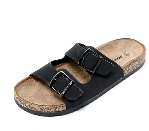 JOMIX Sandales Homme Tongs Hommes Chaussons d'été Chaussures de Plage Confortables pour Maison Piscine Mer Douche