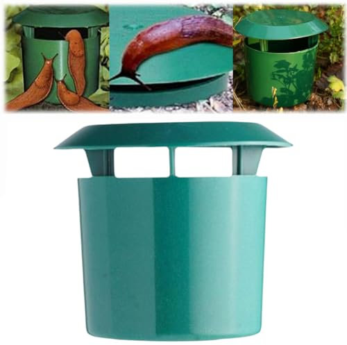 Trappole per lumache da birra, trappola per lumache in plastica riutilizzabile, trappole per lumache e lumache, strumento per catturare lumache, scatola di plastica ecologica per lumache da giardino