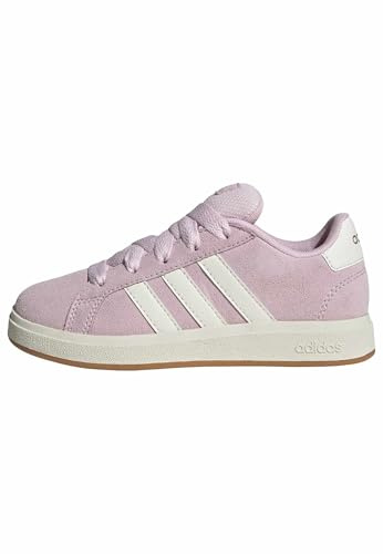 adidas Mixte Enfant Grand Court 00S Kids Shoes, Clear Pink/Off White/Gum, 37 1/3 EU