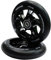 FREEDARE Pro Stunt Scooter Rollen 110mm, ABEC 7 Kugellager, 89A Super Rebound PU Stunt Roller Räder, 2 Stück (Schwarz)