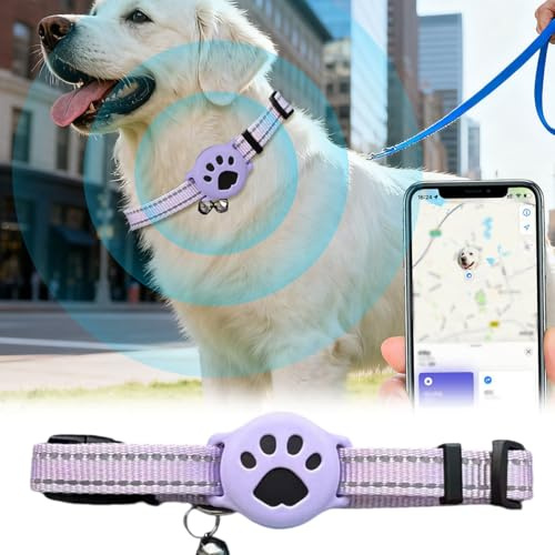 Rastreador de gatos, rastreador GPS para mascotas, rastreador de perros y gatos sin tarifas mensuales, collar de rastreo GPS para gatos, collar de rastreo de mascotas, collares antipérdida para